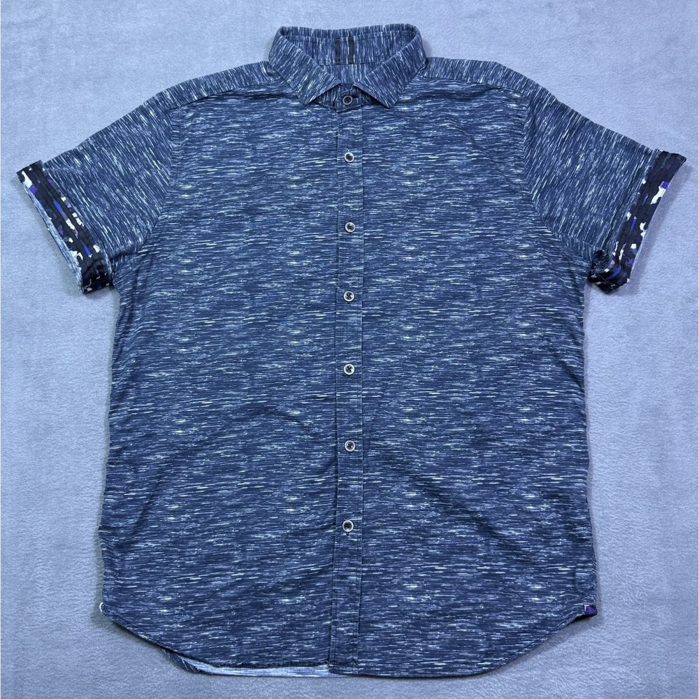 Robert Graham Shirt Mens XL Modern Americana Geometric Dadcore Classic USA